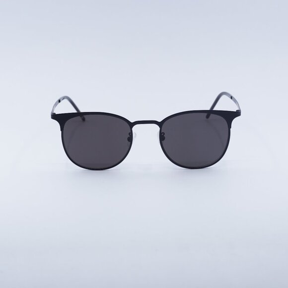 Saint Laurent SL 350 SLIM 001 Sunglasses Black Square Frame, Black Lenses - Picture 3 of 8